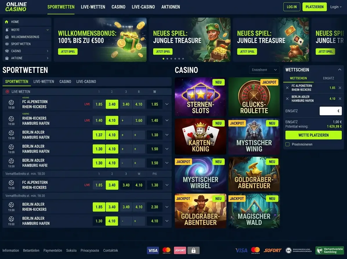 SlimKing — Spiele und Quoten