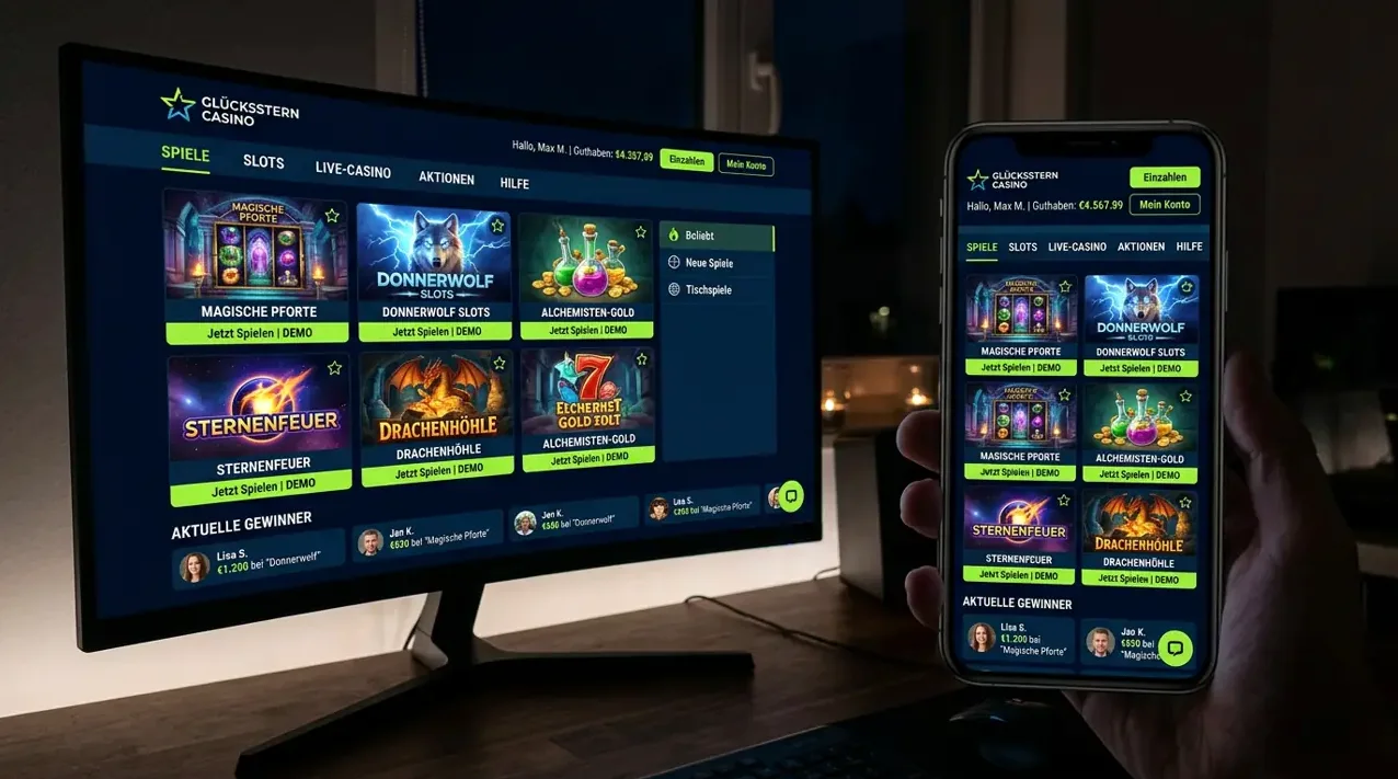 Mobiles Spielvergnügen ohne Kompromisse · SlimKing